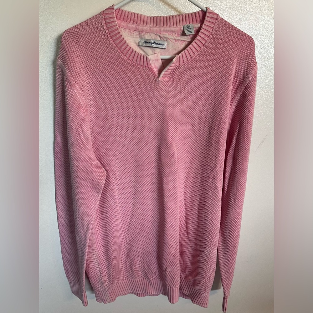 Tommy Bahama Men's Sweater in Pink - Size Large